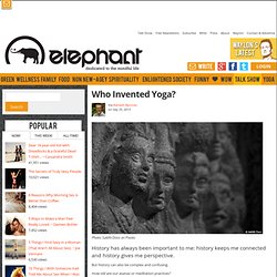 Who Invented Yoga?