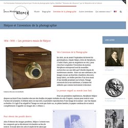 Niépce et l'invention de la photographie - Musée Photo Maison Nicéphore Niépce