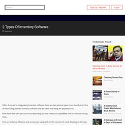 2 Types Of Inventory Software - Fictionistic .com.....