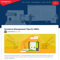 Inventory Management Tips For Small Business