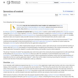 Inversion of control - Wikipedia