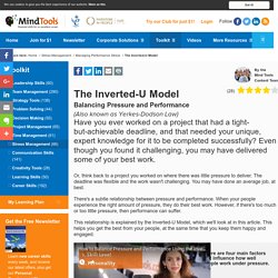 The Inverted-U Model - Stress Management From MindTools.com