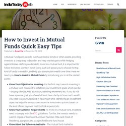 How to Invest in Mutual Funds Quick Easy Tips for Beginners