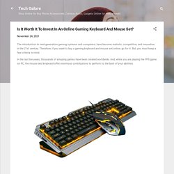 Is It Worth It To Invest In An Online Gaming Keyboard And Mouse Set?