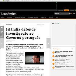 Islândia defende investigação ao Governo português