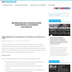 Metodologia de la Investigacion Cuantitativa y Cualitativa en PDF