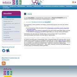 EducaDUA: la web de investigación universitaria sobre el Diseño Universal para el Aprendizaje