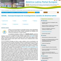 Consejo Europeo de investigaciones sociales de América Latina - Portal Europeo REDIAL CEISAL