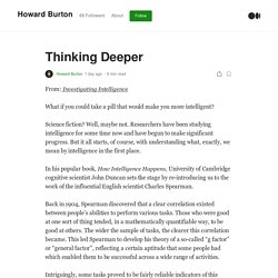 Thinking Deeper. From: Investigating Intelligence