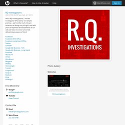 RQ Investigations, 300 W 55th St #9f, New York, NY 10019