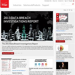 Data Breach Investigations Report - Verizon Business