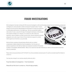 Fraud Surveillance Investigations