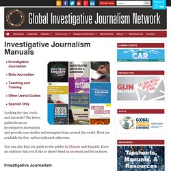 Investigative Journalism Manuals