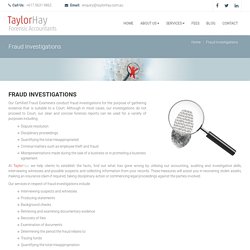 Certified Fraud Examiners in Australia