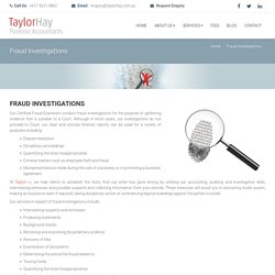 Certified Fraud Examiners in Australia