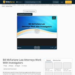 Bill McFarlane Law