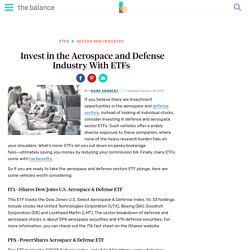Investing in Aerospace and Defense With This ETF List