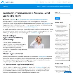 Things to know before investing in cryptocurrencies in Australia