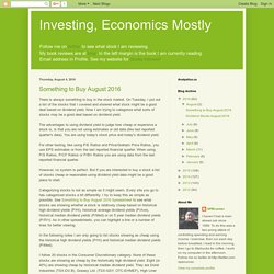 Investing, Economics Mostly