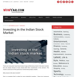 Investing in the Indian Stock Market
