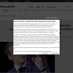 France 2030 : Emmanuel Macron annonce un investissement de 30 milliards d'euros dans l'industrie