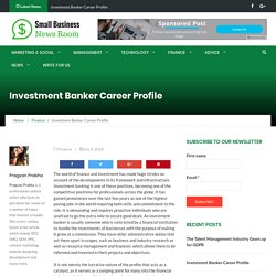 Investment Banker Career Profile