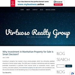 Why Investment in Manhattan Property for Sale is Smart Decision?