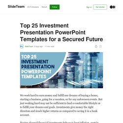 Top 25 Investment Presentation PowerPoint Templates for a Secured Future