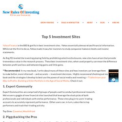 Top 5 Investment Sites