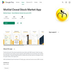 MO Investor:Investment App for Mutual Fund, Shares - Apps on Google Play