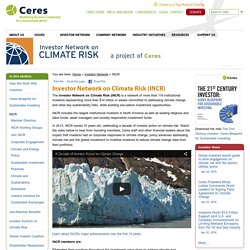 Investor Network on Climate Risk (INCR)