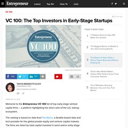 VC 100: The Top Investors in Early-Stage Startups