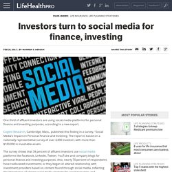 Investors turn to social media for finance, investing