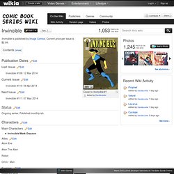 Invincible - Comic Book Series Wiki - Comics Books