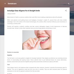 Invisalign Clear Aligners For A Straight Smile