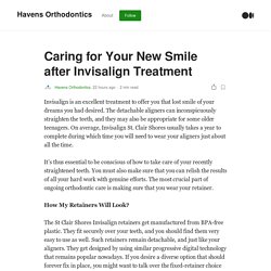 Caring for Your New Smile after Invisalign Treatment