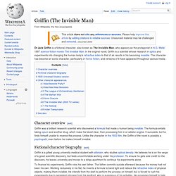 Griffin (The Invisible Man)
