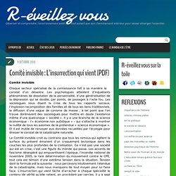 Comité invisible : L’insurrection qui vient (PDF)