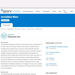 Invisible Man: Character List