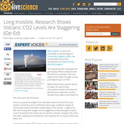 Long Invisible, Research Shows Volcanic CO2 Levels Are Staggering