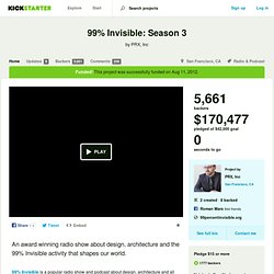 99% Invisible: Season 3 by PRX, Inc