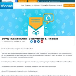 Survey Invitation Emails: Best Practices & Templates