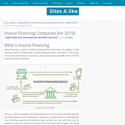 Invoice Financing Companies (for 2019)