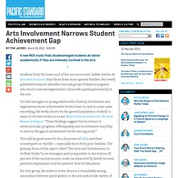 Arts Involvement Narrows Student Achievement Gap