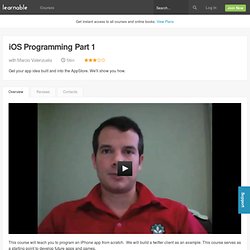 iOS Programming — an online course at Learnable