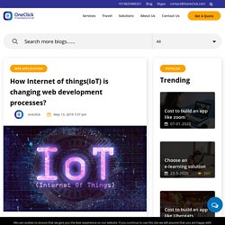 IoT change web development process
