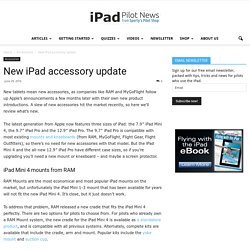 New iPad accessory update - iPad Pilot News