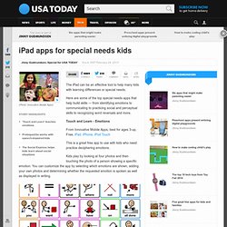 IPad apps for special needs kids