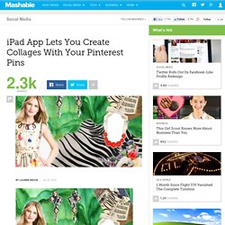 iPad App Lets You Create Collages With Your Pinterest Pins