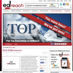 iPad EdResources